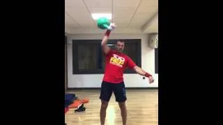5 minute snatch, 1 switch 24 kg 118 reps. Online Kettlebell