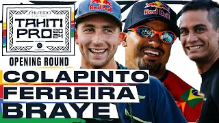 Griffin Colapinto, Italo Ferreira, Mihimana Braye | SHISEIDO Tahiti Pro pres by Outerknown 2024