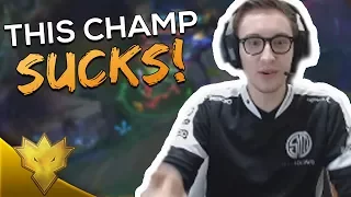TSM Bjergsen - "THIS CHAMP SUCKS!" - League of Legends Funny Stream Moments & Highlights
