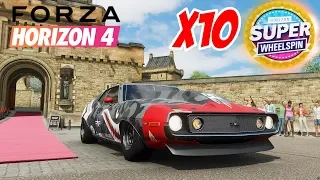 FORZA HORIZON 4 J'OUVRE 10 SUPER WHEELSPINS EN ACHETANT LE CHATEAU ! +VOITURES DE MALADES !!