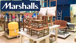 MARSHALLS FURNITURE CHAIRS TABLES CONSOLES HOME DECOR SHOP WITH ME SHOPPING STORE WALK THROUGH