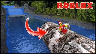 NEJVÍC REALISTICKÁ JÍZDA NA KLÁDĚ!!! - Roblox (Log Ride World 2.0)