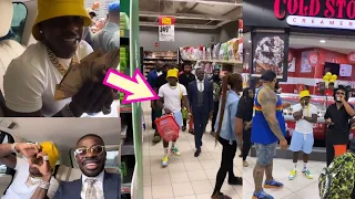Dababy Spotted Inside Lagos Shopping Mall With No Security,As He Spray Money While Living