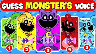 Guess The 40 Smiling Critters VOICE-Poppy Playtime Characters Chap 3 |Guess MONSTER'S Voice & Emoji