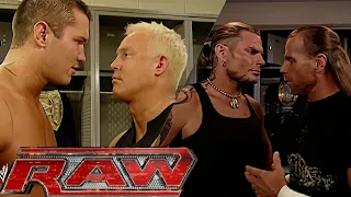 Randy Orton, Shawn Michaels & Triple H Backstage Segments Before Cyber Sunday RAW Oct 22,2007