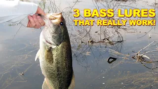 3 Best Bass Lures That Work For Summer | How To | Bass Fishing