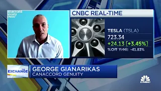 Despite all the drama, it's worth sticking with Tesla stock: Canaccord's George Gianarikas