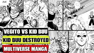 Dragon Ball Multiverse Chapter 34: Super Vegito Vs Kid Buu! The End Of Kid Buu!