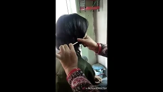 Long hair  me Short  boy cut With  Easy  step by step