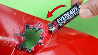 Stronger Than Steel! Easily Repair Broken Plastic With 1.5V Battery