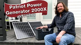 Unboxing the Patriot Power Generator 2000X 💪