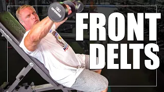 The Perfect 3 Exercise Shoulder Workout for "Massive Front Delts"