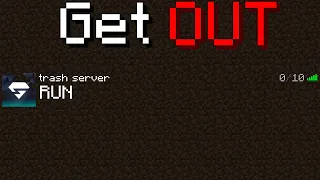 Playing Terrible Minecraft Servers