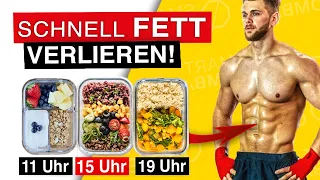 Kostenloser Ernährungsplan um SCHNELL Fett zu verlieren!