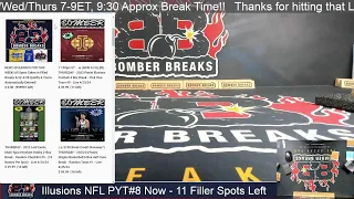 Welcome to BomberBreaks.com & eBay Store BomberSprotsCards Thursday Night Live Breaks!!