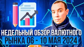 Недельный обзор рынка Форекс 06 - 10 мая 2024