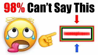 98% of The People Can't Say This Words Correctly! 😱