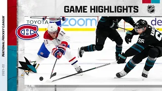 Canadiens @ Sharks 10/28/21| NHL Highlights