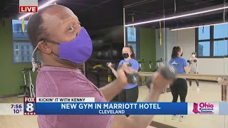 Kenny's working out downtown at newly renovated Ascend Fitness & Spa