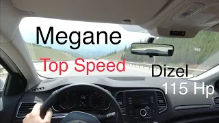 Megane Blue Otomatik (2021) 1.5 Dci 115 Hp /Top Speed / POV Speed Test Driving