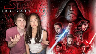 GIRLFRIEND reacts | STAR WARS Episode VIII: The Last Jedi(2017) for the first time!