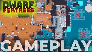 Building a Colony deep around a cavern | Dwarf Fortress Gameplay (STEAM) episode one