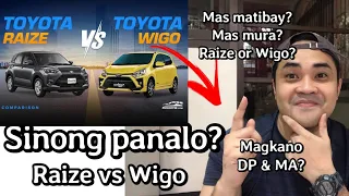 UNDECIDED? TOYOTA RAIZE VS WIGO 2023 COMPARISON | WHICH CAR TO BUY? Jaden Yael