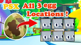 Pet Sim X Scavenger Hunt All 3 Eggs location With Huge Safari Cat