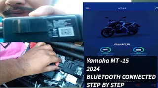 Bluetooth features expression Step by step 2024 bluetooth connection Yamaha MT 15#mt15