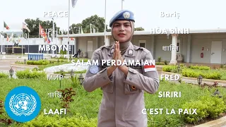 The answer is peace | Peace Day | United Nations Peacekeeping