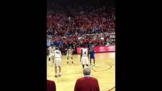 Live Video Indiana Buzzer Beater vs. Kentucky - Rushing Floor - Fans Perspective 4th Row up