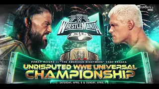 Roman Reigns vs Cody Rhodes Wrestlemania 40 | Custom Promo #romanreigns #codyrhodes #wwe