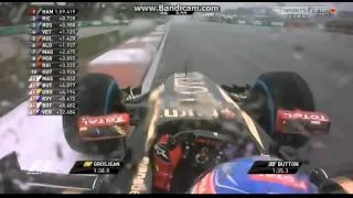 Onboard action in qualifying Malaysia 2014