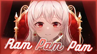 Nightcore ~ Ram Pam Pam (Lyrics)~Minnelli