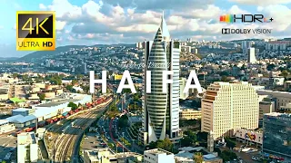 Haifa City, Israel 🇮🇱 in 4K ULTRA HD HDR 60FPS Video by Drone