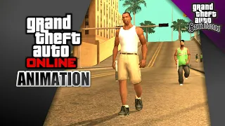 NEW! GTA V ONLINE v0.4 ANIMATION FOR GTA SA