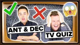 Ant & Dec Try To Answer 13 Hard Questions About British TV