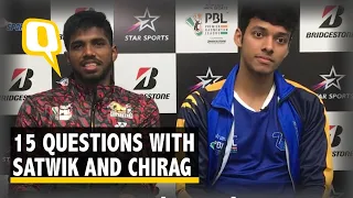 15 Questions With India's Top Badminton Pair - Satwik and Chirag | The Quint