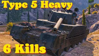 World of tanks Type 5 Heavy - 6,9 K Damage 6 Kills, wot replays