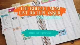 The Budget Mom | Live Rich Planner | Plan With Me | Week Of 8/7/2023