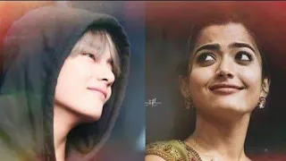 Rashmika vs Taehyung 💜#bts #taekook #jk  #btsarmy #taehyung #rashmikamandanna #shorts #ytshorts