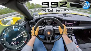 Porsche 992 - 0-300 km/h Launch Control🏁