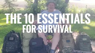 The 10 essentials for survival. For hiking, camping, fishing, hunting, emergency.  273