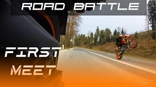 Road Battle 1 - First Meet FZ6 & KTM 950 SM