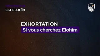 Si vous cherchez Elohîm (David Wilkerson)