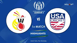 Highlights: 1st Match, Papua New Guinea vs United States of America