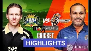 Kerala Kings vs Maratha Arabian – 1st Semi Final T10 League 2017 Highlights | live t10 league