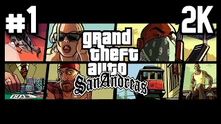 Grand Theft Auto: San Andreas ⦁ Прохождение #1 ⦁ Без комментариев ⦁ 2K60FPS