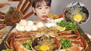 킹크랩장에 이은 대게장 간장게장🦀 장 맛이 미쳤다👍 먹방 Soy Sauce Marinated Raw Snow Crab [eating show]mukbang korean food