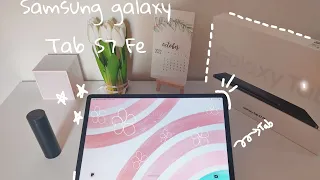 Aesthetic Samsung  Tab S7 FE Unboxing ✨️(4/64gb)